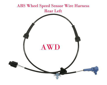 ABS Wheel Speed Sensor Wire Harness Rear - Left Fits Suzuki SX4 2007-2013 AWD