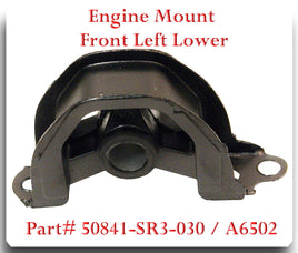 A6502 Engine Mount Front Left Lower  Fit: EL INTEGRA CIVIC CIVIC DEL SOL CR-V 