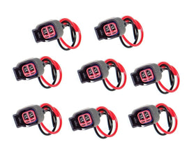 LOT OF 8 CONNECTORS FOR INJECTOR Fits: GM  12668393 Vehicles V8 6.2L  2014-2018