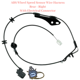 ABS Wheel Speed Sensor Harness & Connector Rear Right Fits Prius