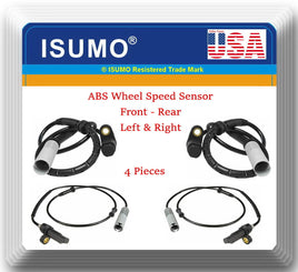 4 ABS Wheel Speed Sensor Front & Rear Left Right For BMW 740I 740IL 750IL 95-98