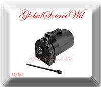 Cylinder Aluminum Engine Oil Catch Reservoir Breather Tank Can w/ Filter Black