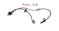 2 X ABS Wheel Speed Sensor & Connectors Front L/R Fits: Honda Odyssey 2007-2010