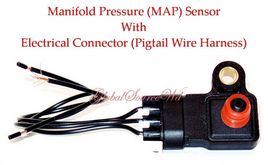 Manifold Absolute Pressure (MAP) Sensor & Connector Fit Forenza Reno 2004-2008
