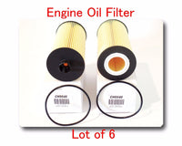 Lot of 6 CH9549 Engine Oil Filter Fits: Ford 2003-2010 V6 6.0L 6.4L
