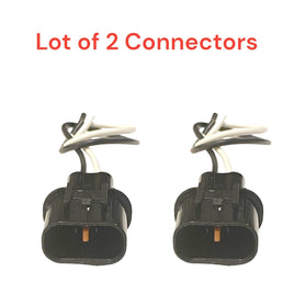 x2 Connector of ABS Wheel Speed Sensor Rear L/R Mitsubishi Outlander 2003 - 2006