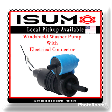 11613 Windshield Washer Pump W/Connector Fits: Audi Dodge Ford Jeep Mercedes VW