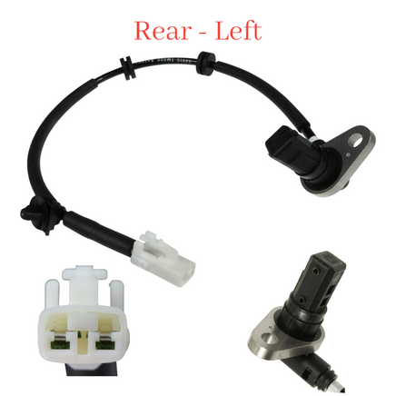 ABS Wheel Speed Sensor & Connector Rear Left Fits Equus 11-13 Genesis 09-13