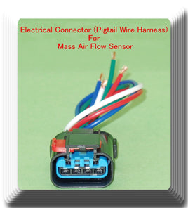 Connector of Mass Air Flow Sensor Fits: Dodge Ram 2500 3500 4500 5500 Diesel 6.7