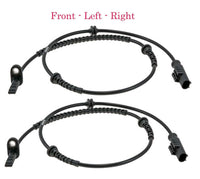 2 X ABS Wheel Speed Sensor Front L/R Fits Fiat 500X 2016-2022