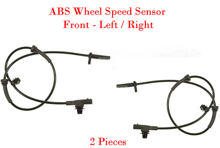 2 x ABS Wheel Speed Sensor Front Left Right Fits: Nissan Micra 2015-2019 L4 1.6L