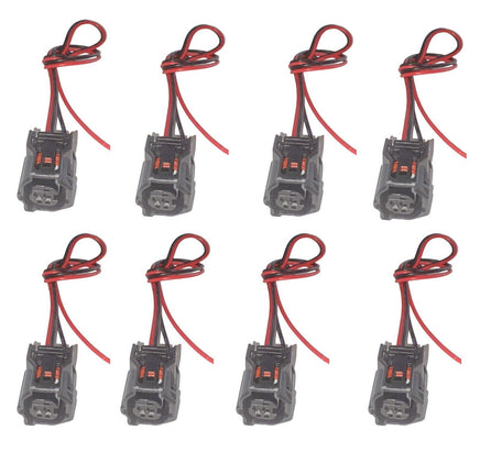8x Fuel Injector Connector Fits GS460 2010-2011 LS460 2010-2017 LS600h 2010-2017