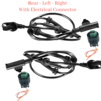 2 x  ABS Wheel Speed Sensor W/Connector Rear- L/R LR3 LR4 Range Rover Sport