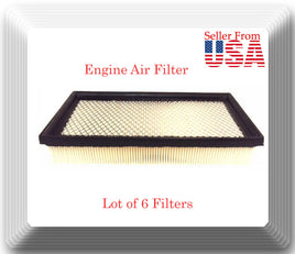 Lot of 6 x Engine Air Filter SA5324 Fits:Ford Focus 2000-2004 L4 1.8L 2.0L 2.3L