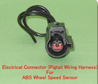 1 Kit ABS Wheel Speed Sensor W/Connector Front L/R Fits: Excursion  Series F 4WD