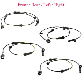 4 X ABS Wheel Speed Sensor Front-Rear / Left Right Fits Nissan Murano 2015-2024