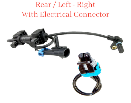 ABS Wheel Speed Sensor Rear Left/Right  W/ Connector For Silverado Sierra 1500 