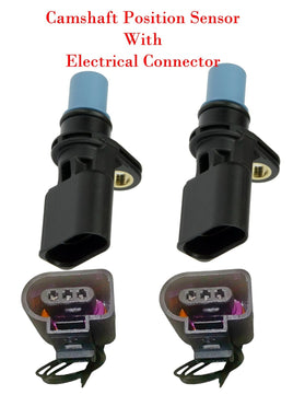 2 x Camshaft Position Sensor  & Connector Fits Audi A6 Quattro 2002-2004 V6 3.0L
