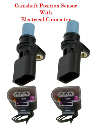 2 x Camshaft Position Sensor  & Connector Fits Audi A6 Quattro 2002-2004 V6 3.0L