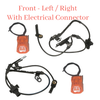 2x ABS Wheel Speed Sensor & Connector Front L/RFits Acura MDX ZDX Honda Pilot