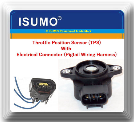 Throttle Position Sensor (TPS) With Electrical Connector Fits:Pontiac Toyota