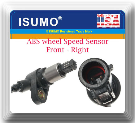 ABS Wheel Speed Sensor Front Right W/ Connector Fits:Ford Lincoln 1997-2004 RWD