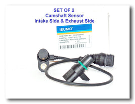 Set of 2 Engine Camshaft Position Sensor Intake Side & Exhasut Side For:BMW
