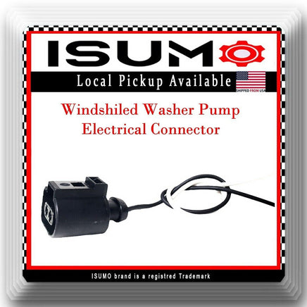 11613 Windshield Washer Pump W/Connector Fits: Audi Dodge Ford Jeep Mercedes VW