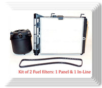 3 Kit , 6 FiltersFuel Filter -Diesel Filters Fits Ford 2017-2023 V8 6.7L