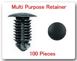 100 Pcs #5643/ N807721S Nylon Shield Retainers 23/64" 9mm Fits: Dodge & Ford