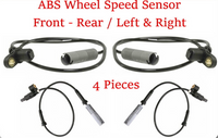Front/Rear Right & Left 4 ABS Wheel Speed Sensor For BMW  318 320 323 325 328 M3