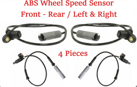 Front/Rear Right & Left 4 ABS Wheel Speed Sensor For BMW  318 320 323 325 328 M3