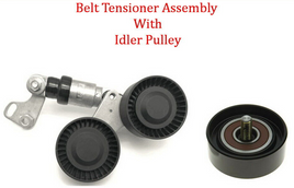 2 Pcs Belt Tensioner Assembly W/Idler Pulley Fits: Range Rover 2003-2005 V8-4.4L