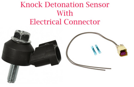 Knock Detonation Sensor With Connector Fits GM GMC Hummer Isuzu Saab 2003-2006