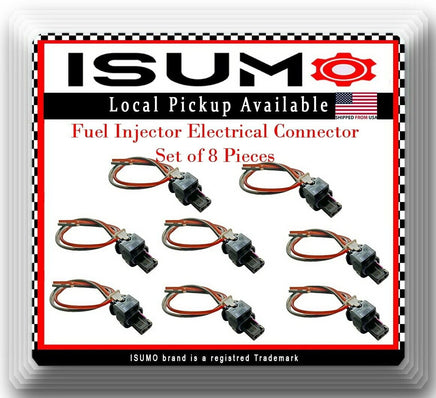 8 x OE Spec Fuel Injector Electrical Connector Fits: A6 A8 Q7 R8 S5 TOUAREG V8