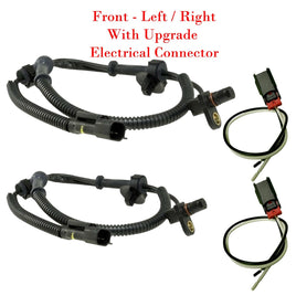 2 x ABS Wheel Speed Sensor & Upgrade Connectors Front L /R Fits: RAM1500 4WD
