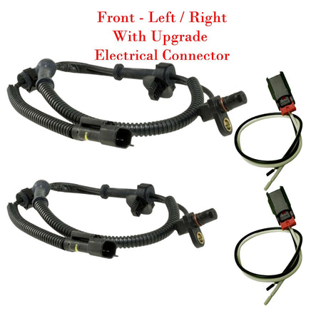 2 x ABS Wheel Speed Sensor & Upgrade Connectors Front L /R Fits: RAM1500 4WD