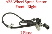 2 x ABS Wheel Speed Sensor w/Connectors Front L/R Ford Lincoln Mazda RWD