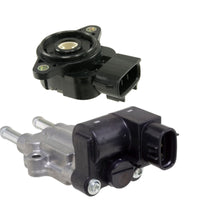 2 Pcs Idle Air Control Valve & Throttle Position Sensor Fits:Vibe Corolla Matrix