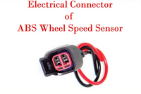 ABS Wheel Speed Sensor With Connector Rear L/R Fits Buick Chevrolet GMC Saturn