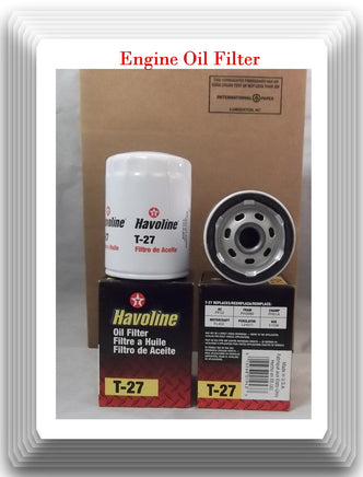 Engine Oil Filter T27 Havoline Made In USA Fits: GM Isuzu Toyota 1980-2005