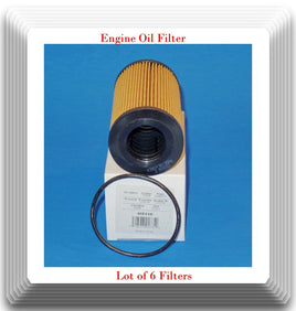 6x Oil Filter M5316Korea Made Fits 911 Boxster Carrera GT Cayenne Cayman 97-15
