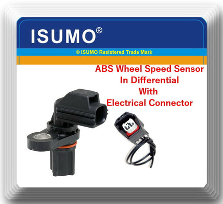 2 ABS Wheel Speed Sensor W/Connector Rear L/R Fit Dodge Mitsubishi Ram 2004-2012