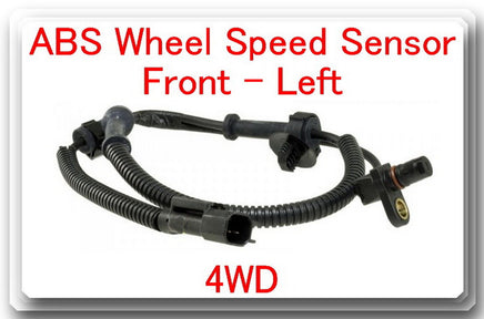 2 Kits ABS Wheel Speed Sensor W/ Connectors Front L & R Fits: RAM1500 06-08 4WD