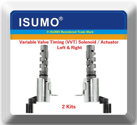 2 X Variable Timing Solenoid Actuator Intake Side W/ Connectors Lexus & Toyota