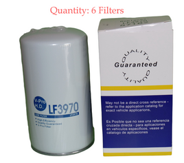 Lot of 6 x V-PRO HD ENGINE Spin-on Oil Filter LF3970  FITS FORD F650 F750