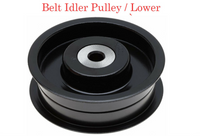 2 Drive Belt Idler Pulley Lower /Upper Fits: Mercedes Benz 2006-2009
