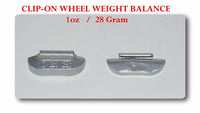 P Style Clip-on Wheel Weight Balance 1oz 28 gram P1.00 Lead-Free LOT 600Total