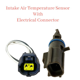 Engine Intake Air Temperature Sensor & Connector For Ford Lincoln 2010-2019