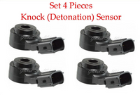 4 x Pieces Knock Sensor W/ Connectors Fits Land Cruiser Sequoia Tundra 2007-2022